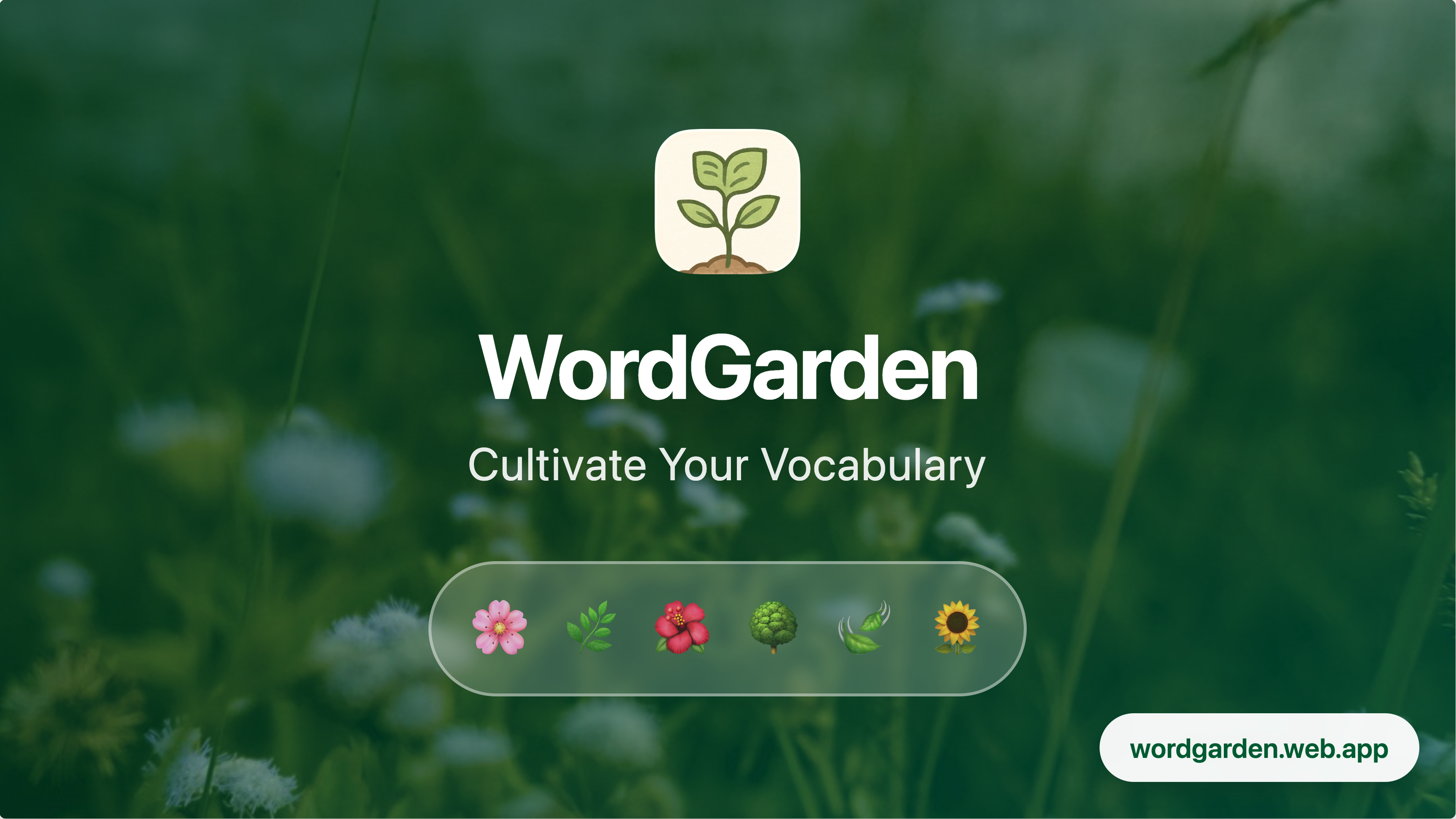 WordGarden app preview