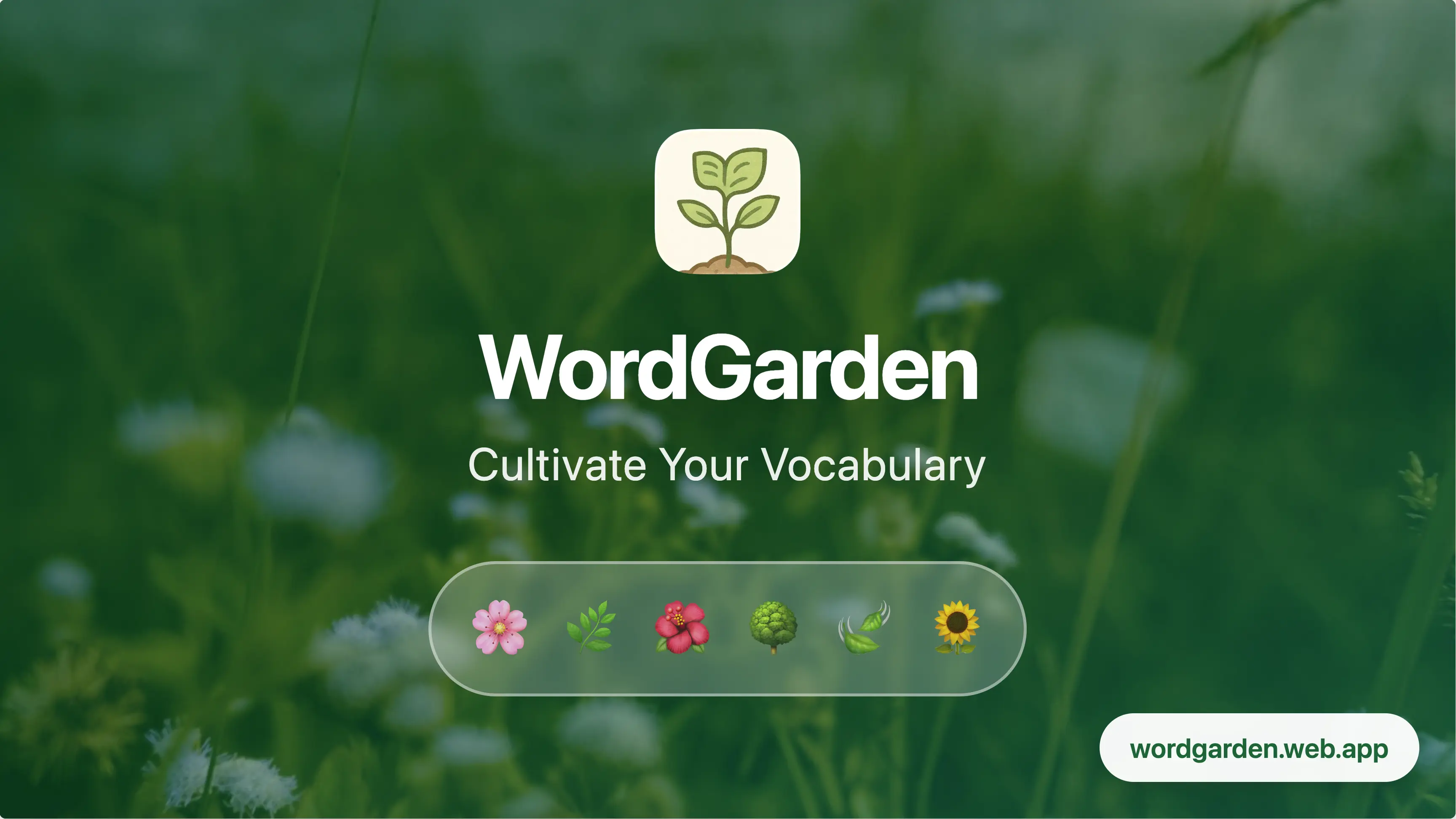 WordGarden app preview